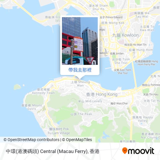 中環(港澳碼頭) Central (Macau Ferry)地圖