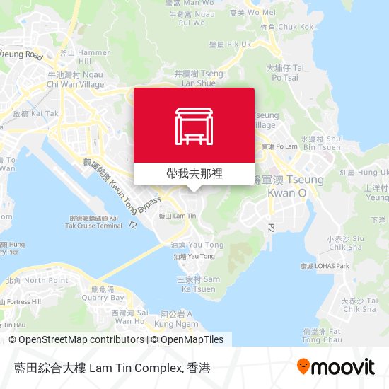 藍田綜合大樓 Lam Tin Complex地圖