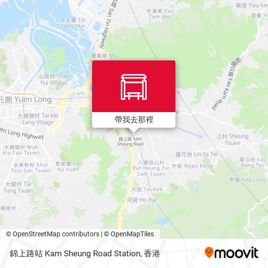 錦上路站 Kam Sheung Road Station地圖