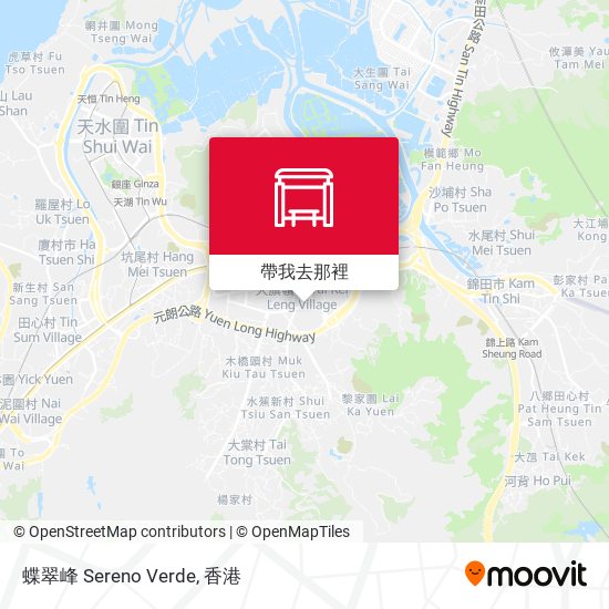 蝶翠峰 Sereno Verde地圖