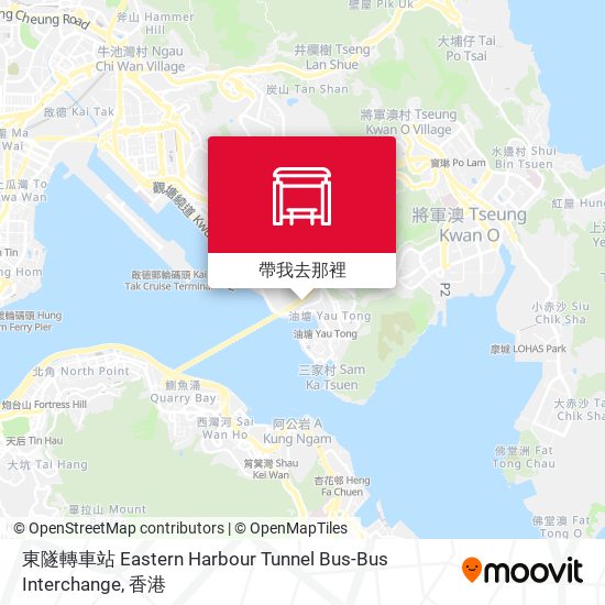 東隧轉車站 Eastern Harbour Tunnel Bus-Bus Interchange地圖