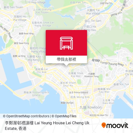 李鄭屋邨禮讓樓 Lai Yeung House Lei Cheng Uk Estate地圖