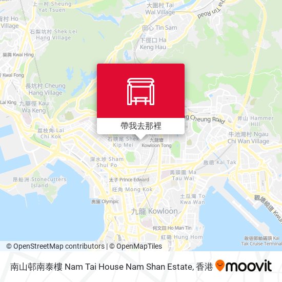 南山邨南泰樓 Nam Tai House Nam Shan Estate地圖