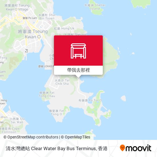 清水灣總站 Clear Water Bay Bus Terminus地圖