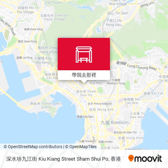 深水埗九江街 Kiu Kiang Street Sham Shui Po地圖