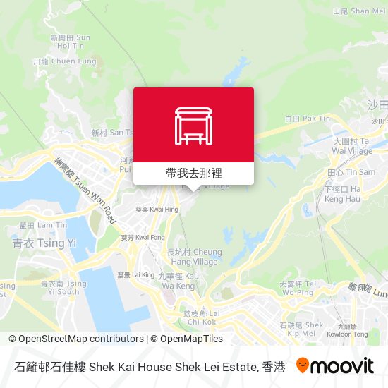 石籬邨石佳樓 Shek Kai House Shek Lei Estate地圖