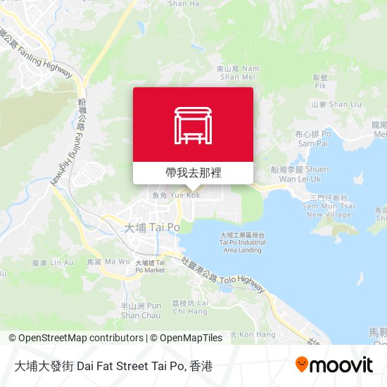 大埔大發街 Dai Fat Street Tai Po地圖