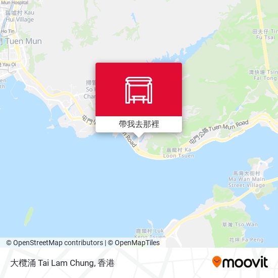 大欖涌 Tai Lam Chung地圖
