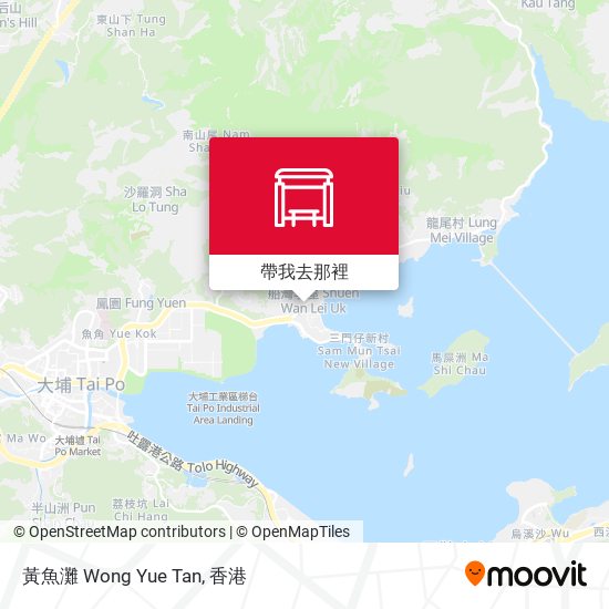 黃魚灘 Wong Yue Tan地圖
