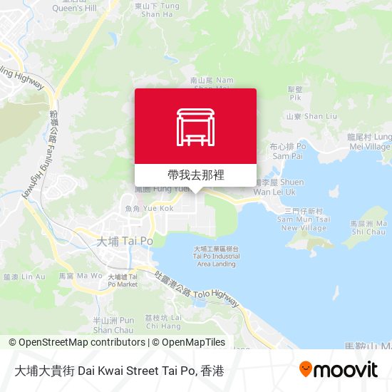 大埔大貴街 Dai Kwai Street Tai Po地圖
