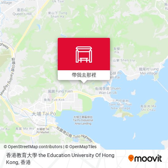 香港教育大學 the Education University Of Hong Kong地圖