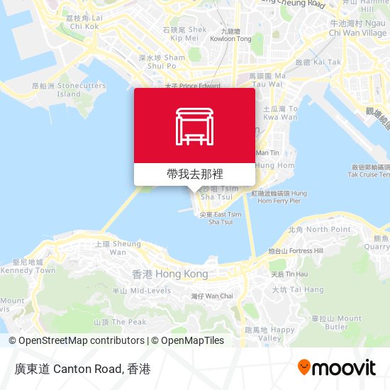 廣東道 Canton Road地圖