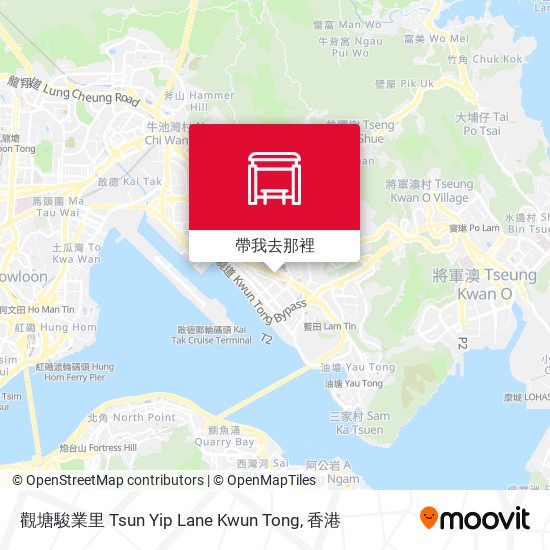 觀塘駿業里 Tsun Yip Lane Kwun Tong地圖