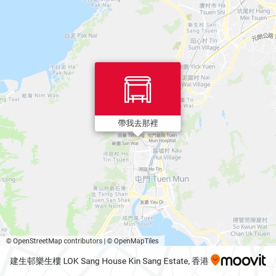 建生邨樂生樓 LOK Sang House Kin Sang Estate地圖