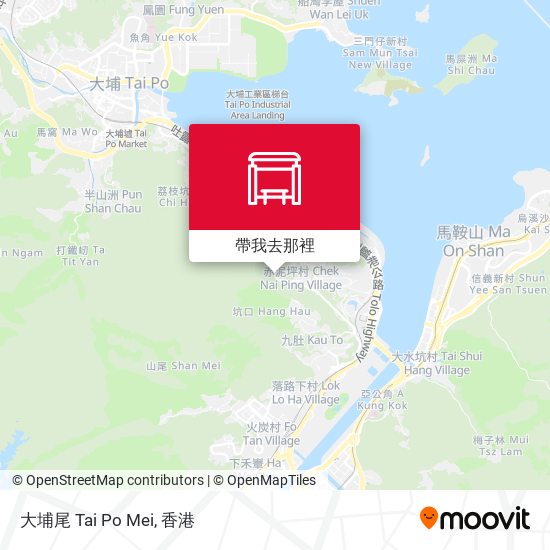 大埔尾 Tai Po Mei地圖