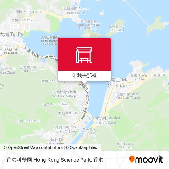 香港科學園 Hong Kong Science Park地圖