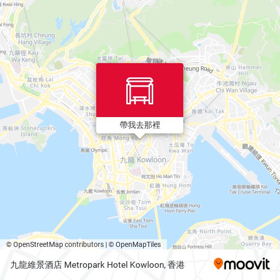 九龍維景酒店 Metropark Hotel Kowloon地圖