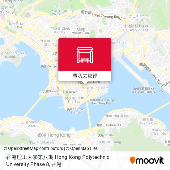 香港理工大學第八期 Hong Kong Polytechnic University Phase 8地圖