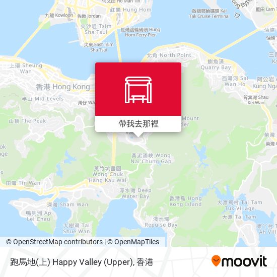 跑馬地(上) Happy Valley (Upper)地圖