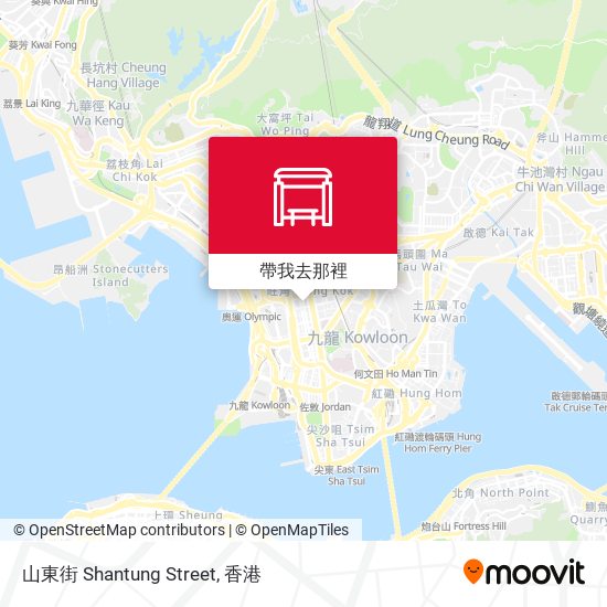 山東街 Shantung Street地圖
