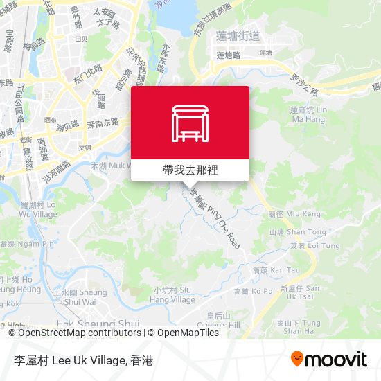 李屋村 Lee Uk Village地圖