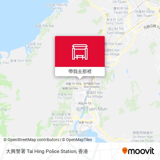 大興警署 Tai Hing Police Station地圖