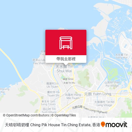 天晴邨晴碧樓 Ching Pik House Tin Ching Estate地圖