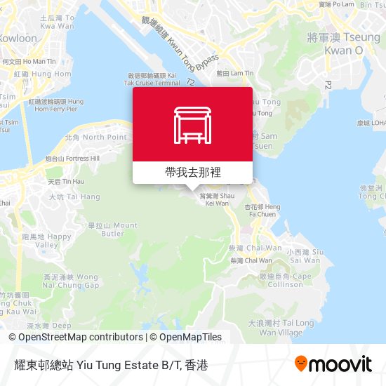 耀東邨總站 Yiu Tung Estate B/T地圖