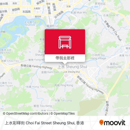 上水彩暉街 Choi Fai Street Sheung Shui地圖
