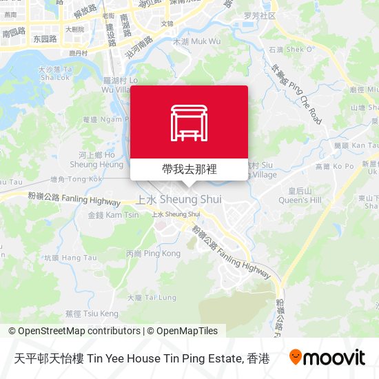 天平邨天怡樓 Tin Yee House Tin Ping Estate地圖
