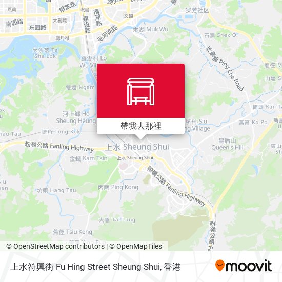 上水符興街 Fu Hing Street Sheung Shui地圖