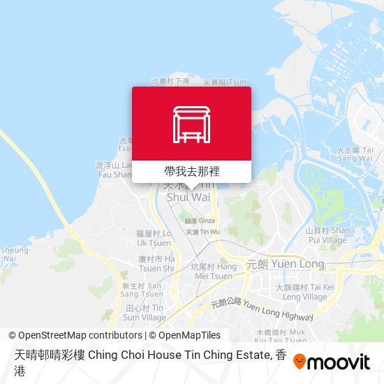 天晴邨晴彩樓 Ching Choi House Tin Ching Estate地圖