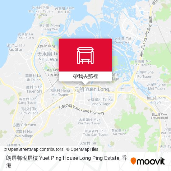 朗屏邨悅屏樓 Yuet Ping House Long Ping Estate地圖