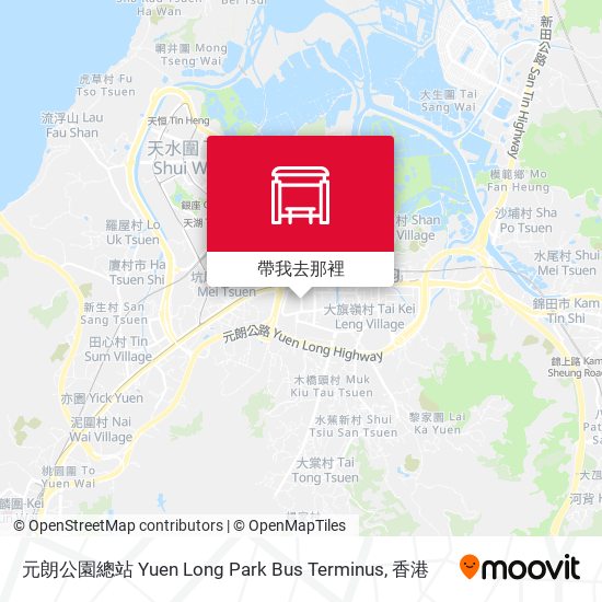 元朗公園總站 Yuen Long Park Bus Terminus地圖