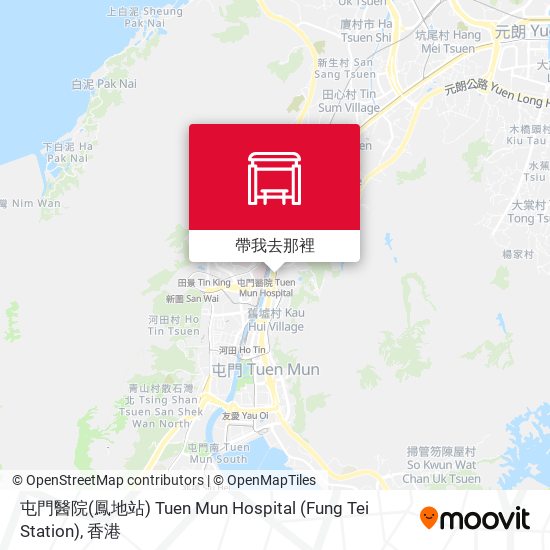 屯門醫院(鳳地站) Tuen Mun Hospital (Fung Tei Station)地圖