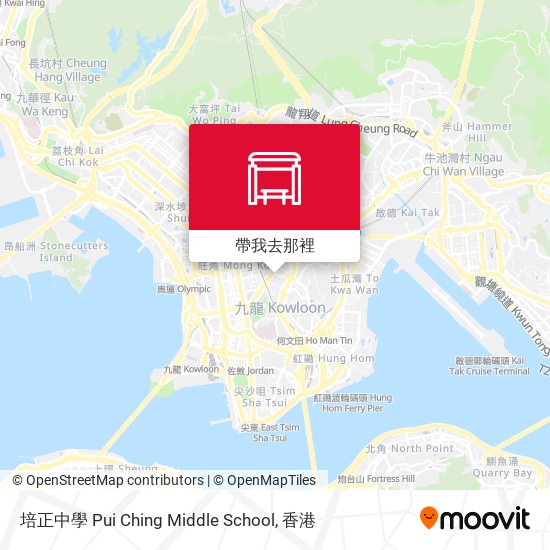 培正中學 Pui Ching Middle School地圖