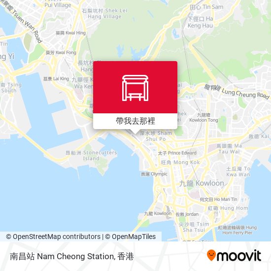 南昌站 Nam Cheong Station地圖