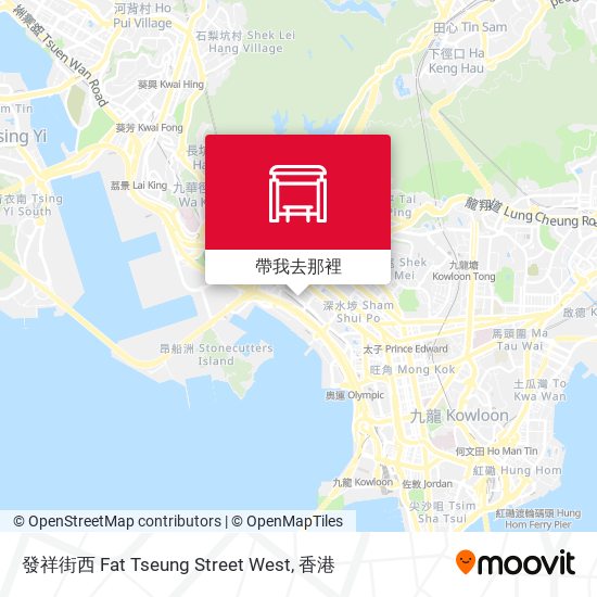 發祥街西 Fat Tseung Street West地圖