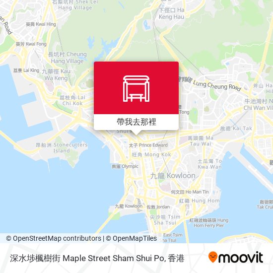 深水埗楓樹街 Maple Street Sham Shui Po地圖