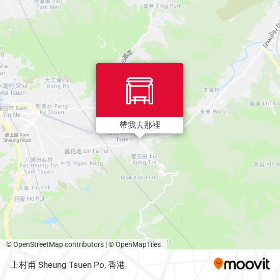 上村甫 Sheung Tsuen Po地圖