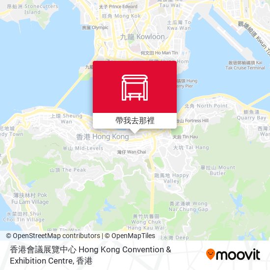 香港會議展覽中心 Hong Kong Convention & Exhibition Centre地圖