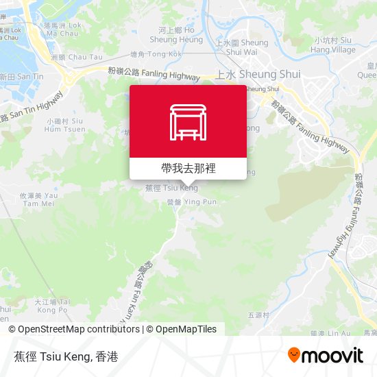 蕉徑 Tsiu Keng地圖