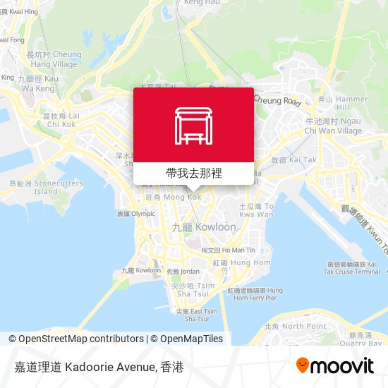 嘉道理道 Kadoorie Avenue地圖