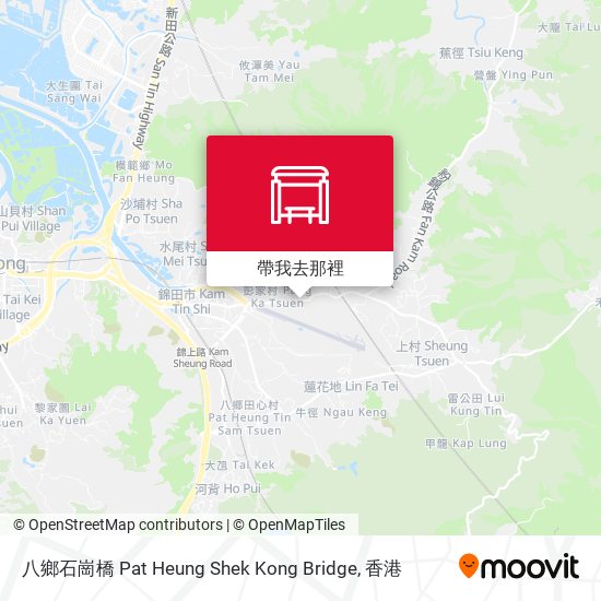 八鄉石崗橋 Pat Heung Shek Kong Bridge地圖
