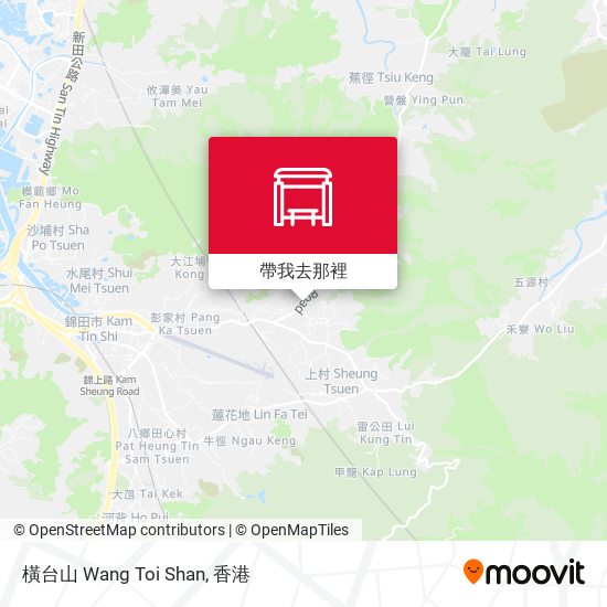 橫台山 Wang Toi Shan地圖
