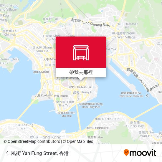 仁風街 Yan Fung Street地圖