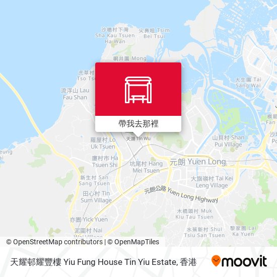天耀邨耀豐樓 Yiu Fung House Tin Yiu Estate地圖
