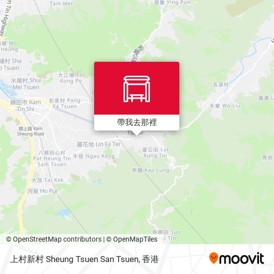 上村新村 Sheung Tsuen San Tsuen地圖