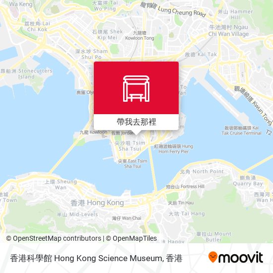 香港科學館 Hong Kong Science Museum地圖