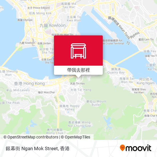 銀幕街 Ngan Mok Street地圖